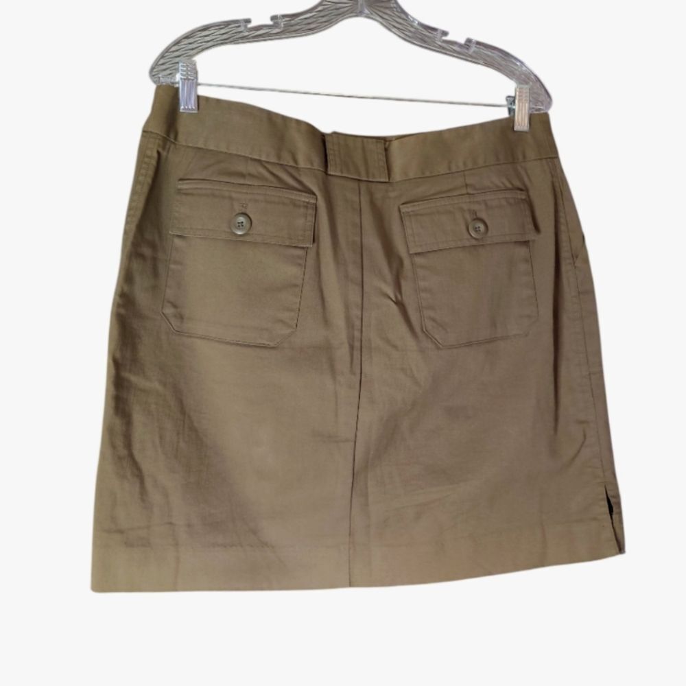 Mossimo Stretch Hunter Green Mini Cargo Skirt Siz… - image 8